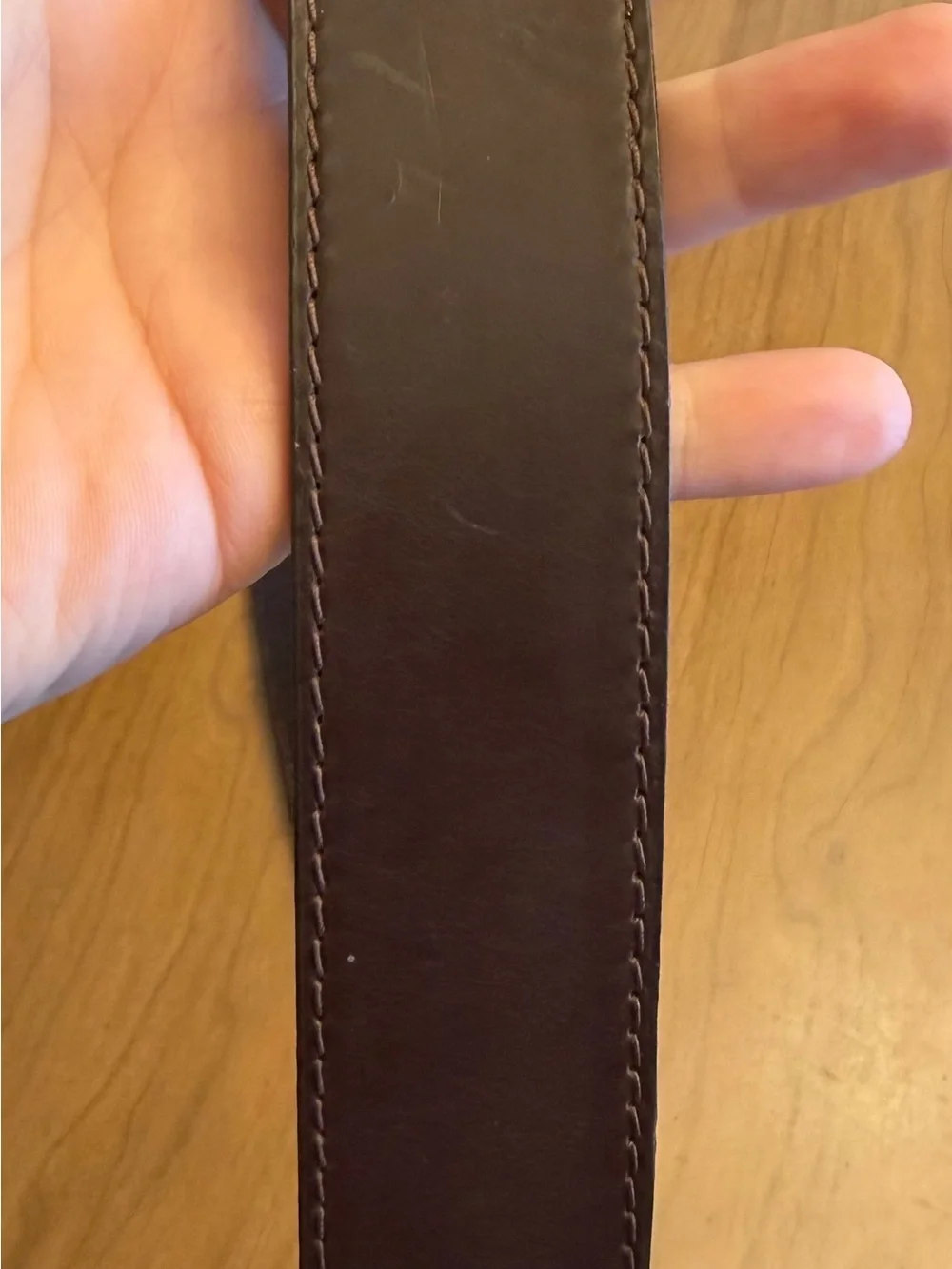 Brown Genuine Leather Belt